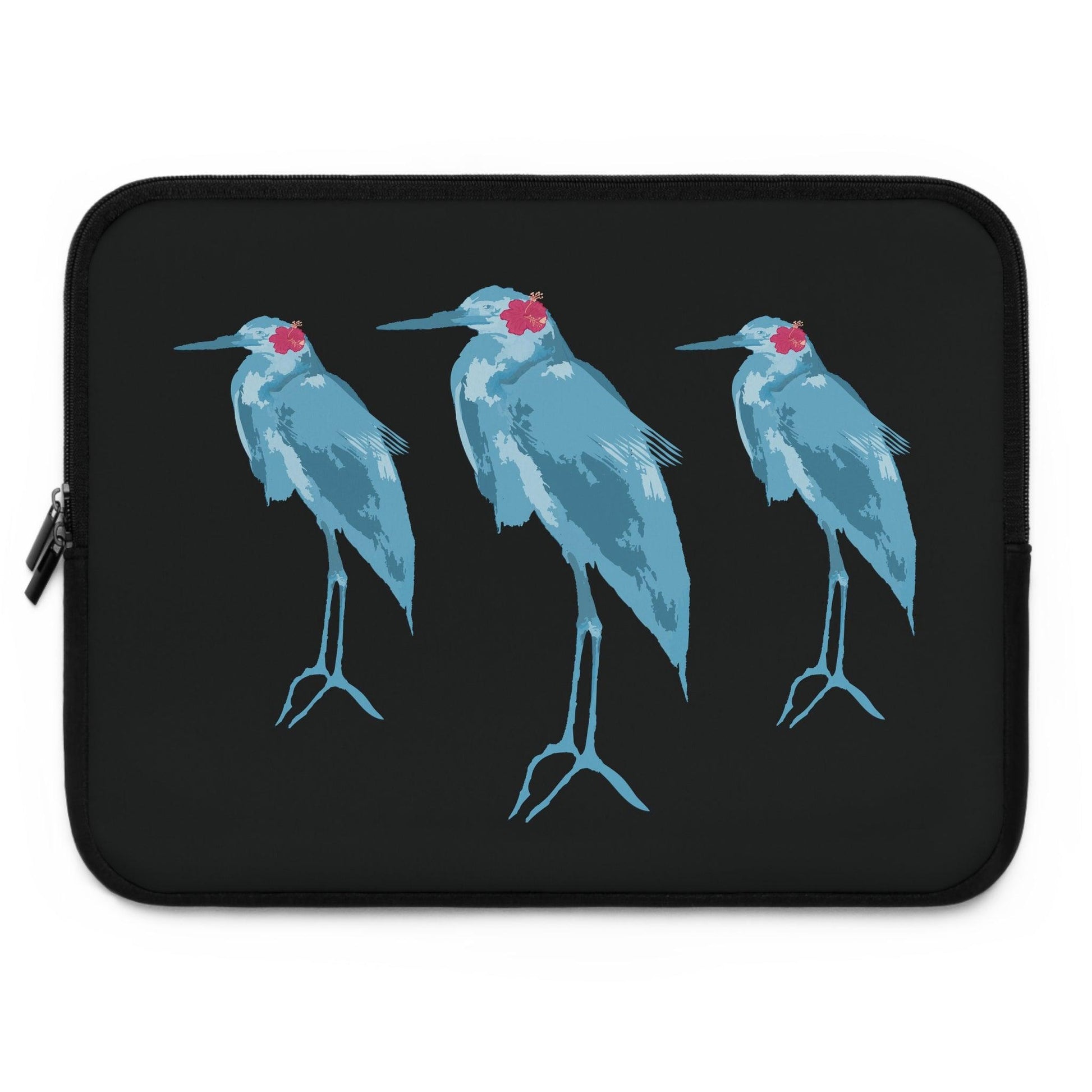 Blue Heron Signature Designer Laptop Sleeve - Miniaday Designs, LLC.
