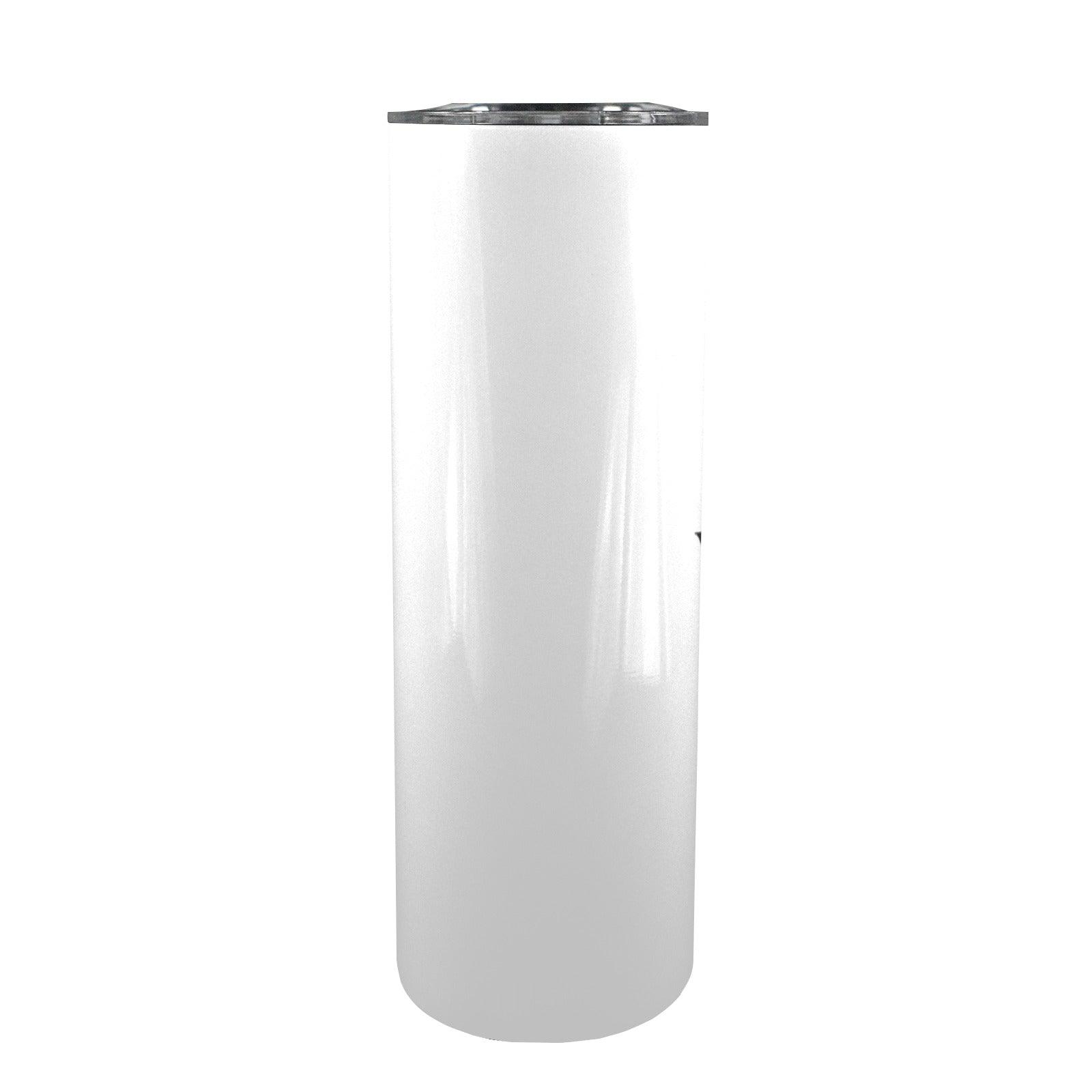 Miniaday Designs r Your Logo Here 20oz Tall Skinny Tumbler with Lid and Straw Private Brand - Miniaday Designs, LLC.