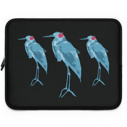 Blue Heron Signature Designer Laptop Sleeve - Miniaday Designs, LLC.
