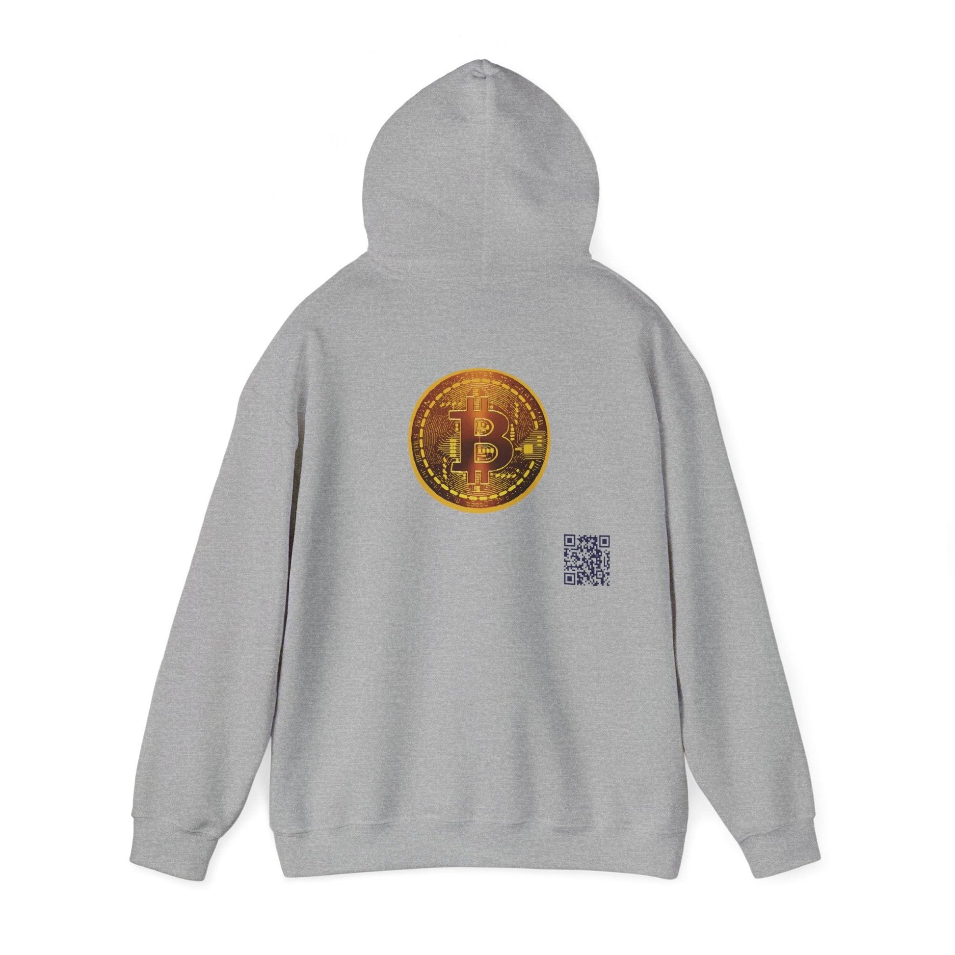 All I Want For Chirstmas is Bitcoin Trees Unisex Heavy Blend™ Hooded Sweatshirt - Miniaday Designs, LLC.
