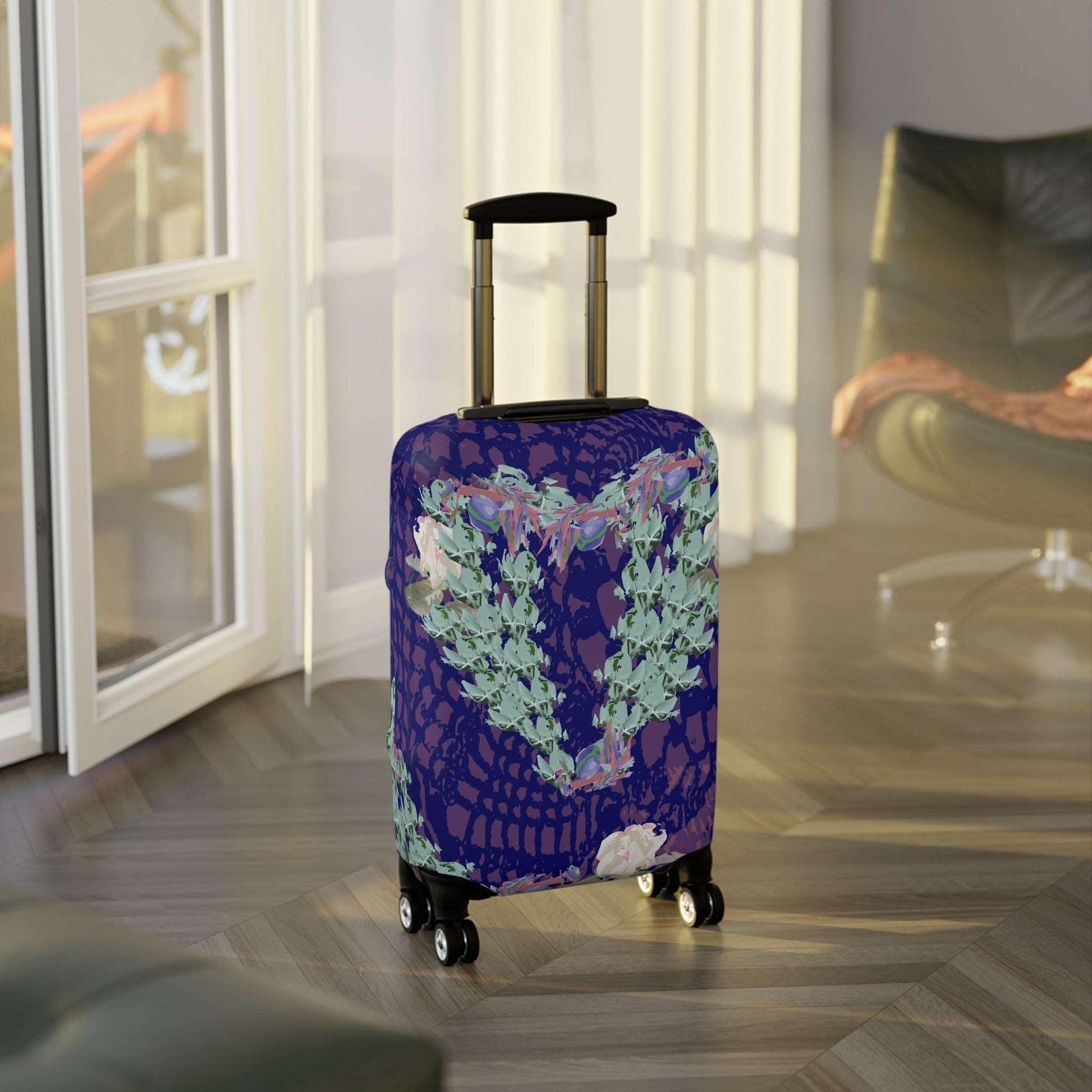 Italian Wedding Wishes Collection by Miniaday Designs, LLC. Luggage Cover - Miniaday Designs, LLC.