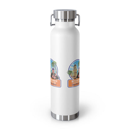 BBCC West Palm Beach Club Copper Vacuum Insulated Bottle, 22oz