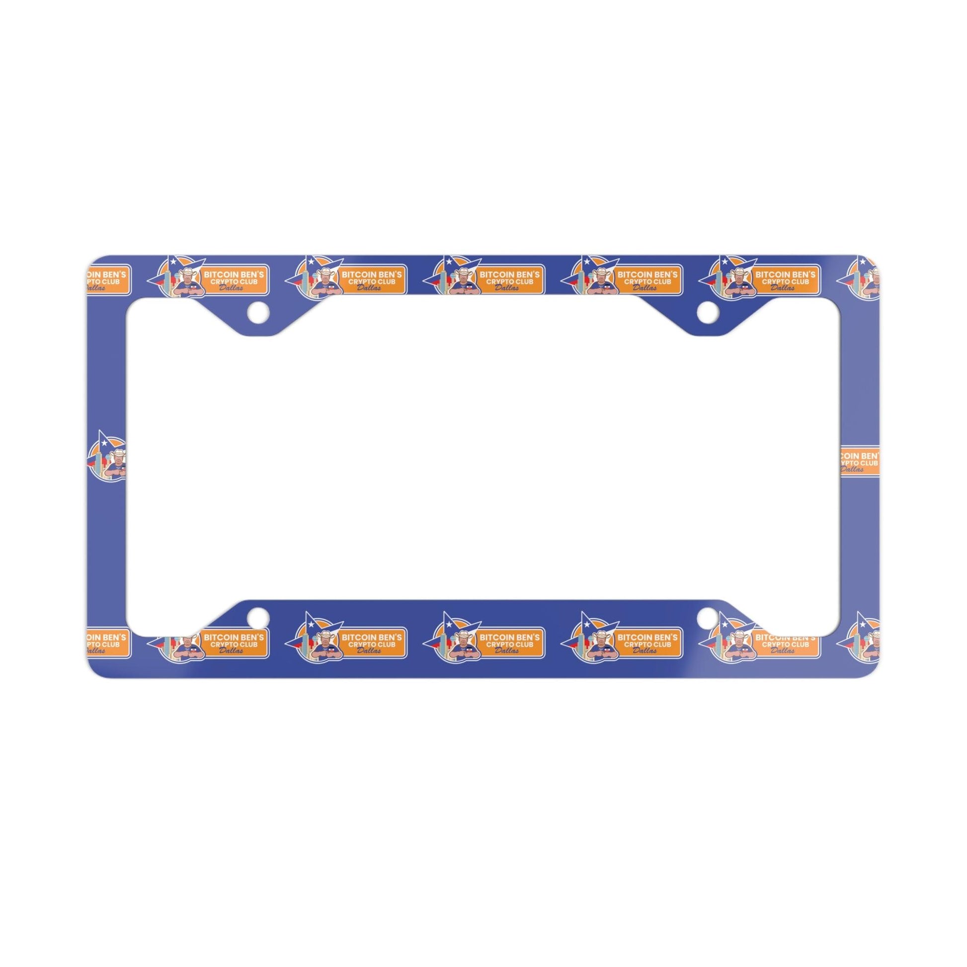 BBCC Texas Metal License Plate Frame - Miniaday Designs, LLC.