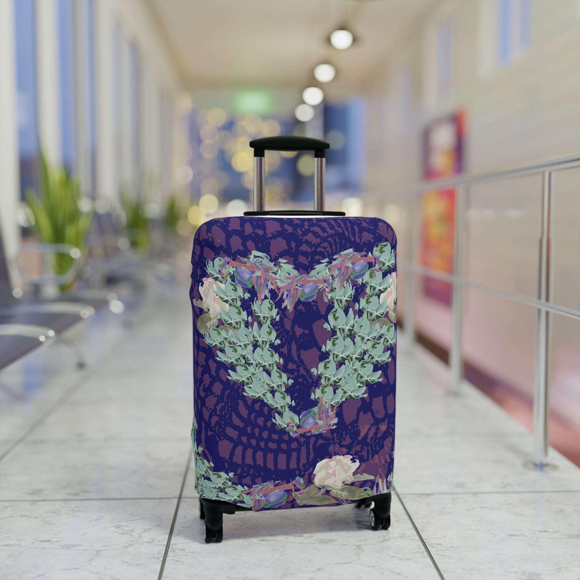 Italian Wedding Wishes Collection by Miniaday Designs, LLC. Luggage Cover - Miniaday Designs, LLC.