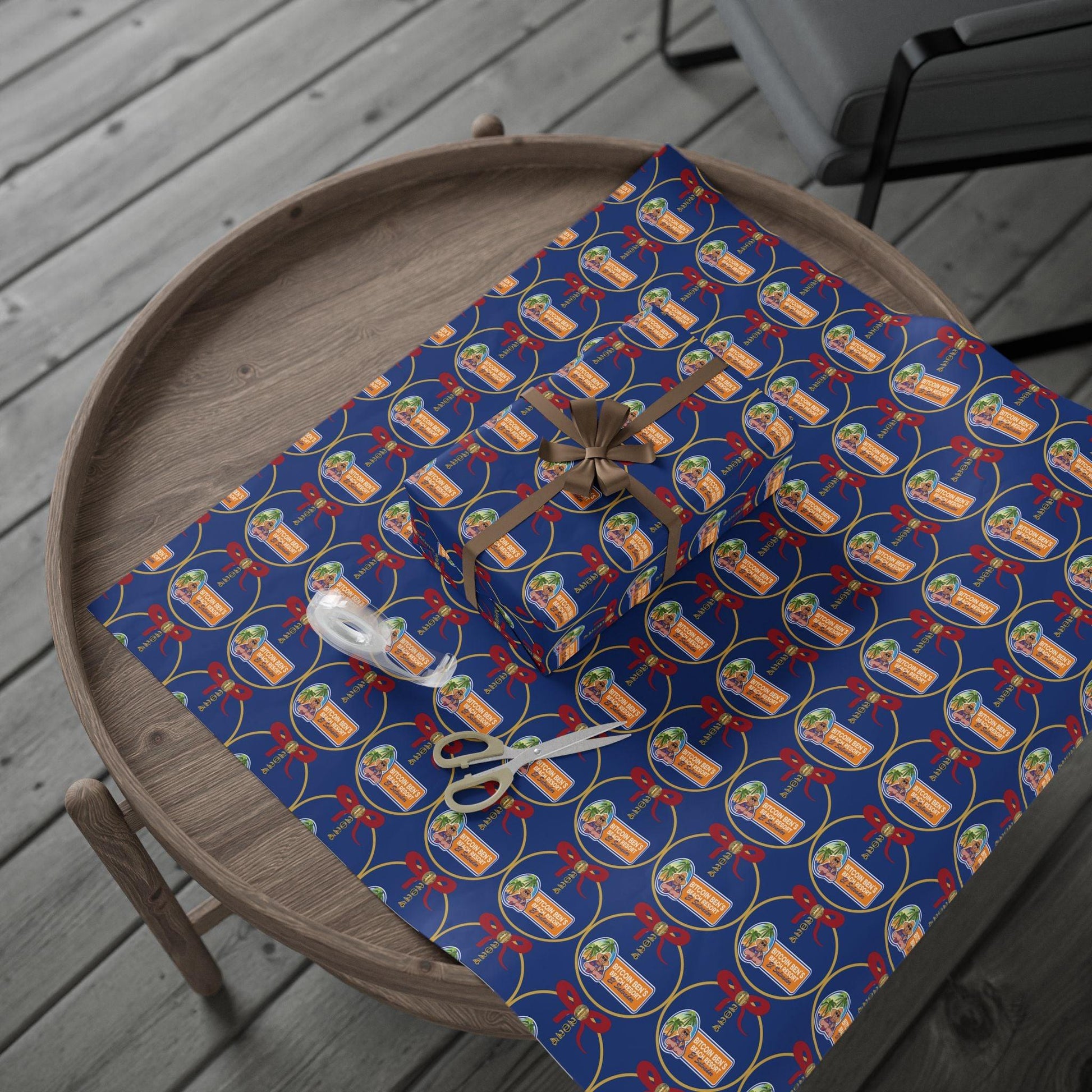 BBCC El Salvador Christmas Wrapping Papers - Miniaday Designs, LLC.