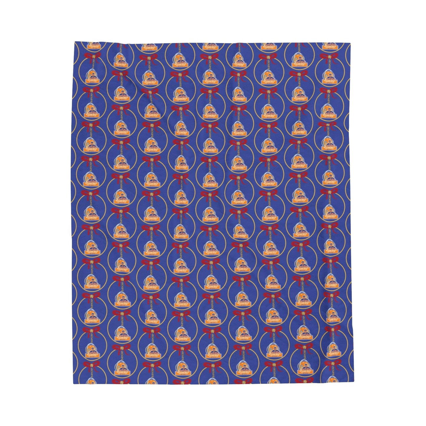 BBCC St. Louis Christmas Velveteen Plush Blanket - Miniaday Designs, LLC.