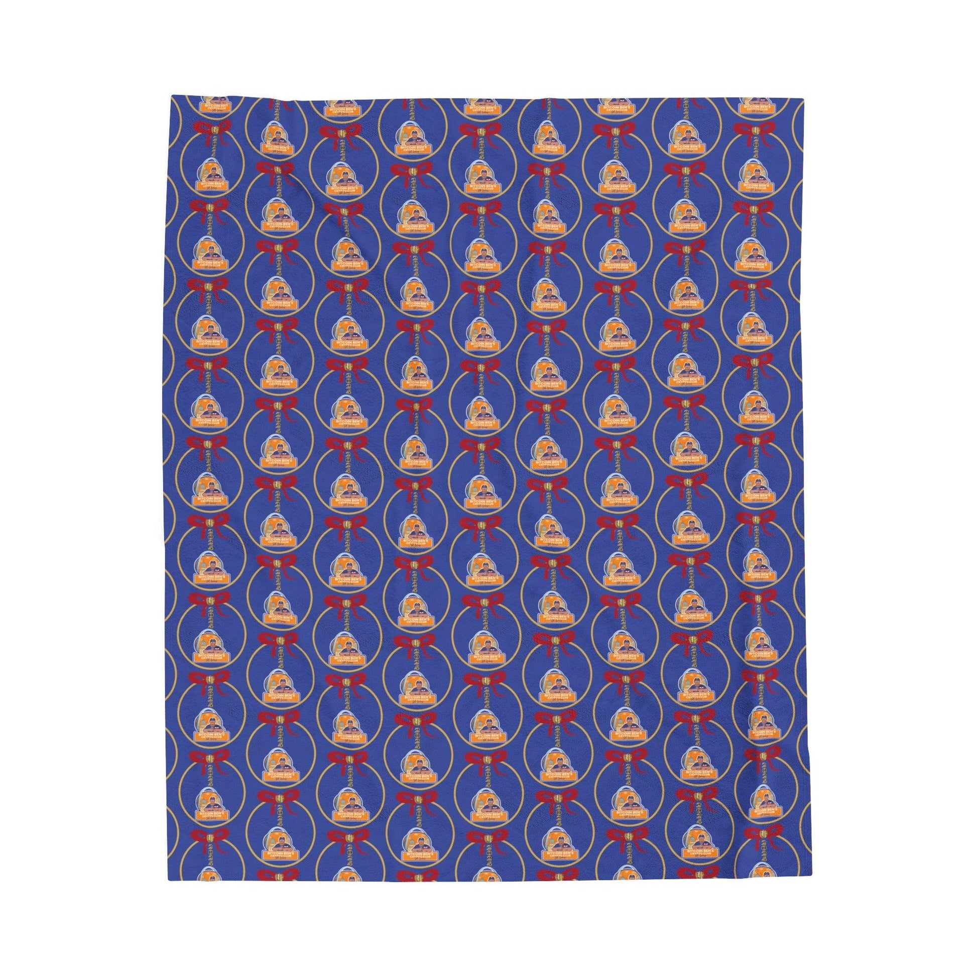 BBCC St. Louis Christmas Velveteen Plush Blanket - Miniaday Designs, LLC.