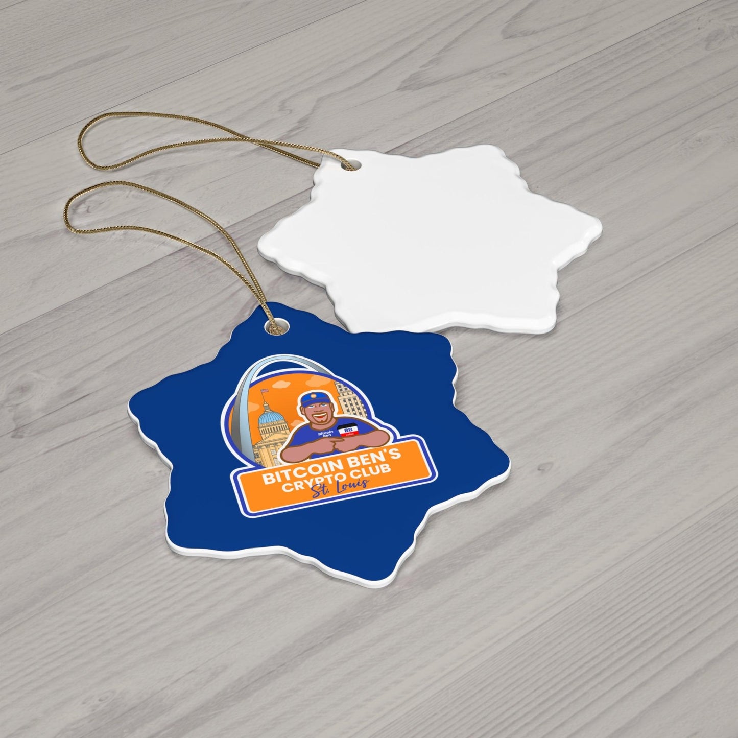 BBC St Louis Ceramic Ornament, 4 Shapes (1 Ornament) - Miniaday Designs, LLC.