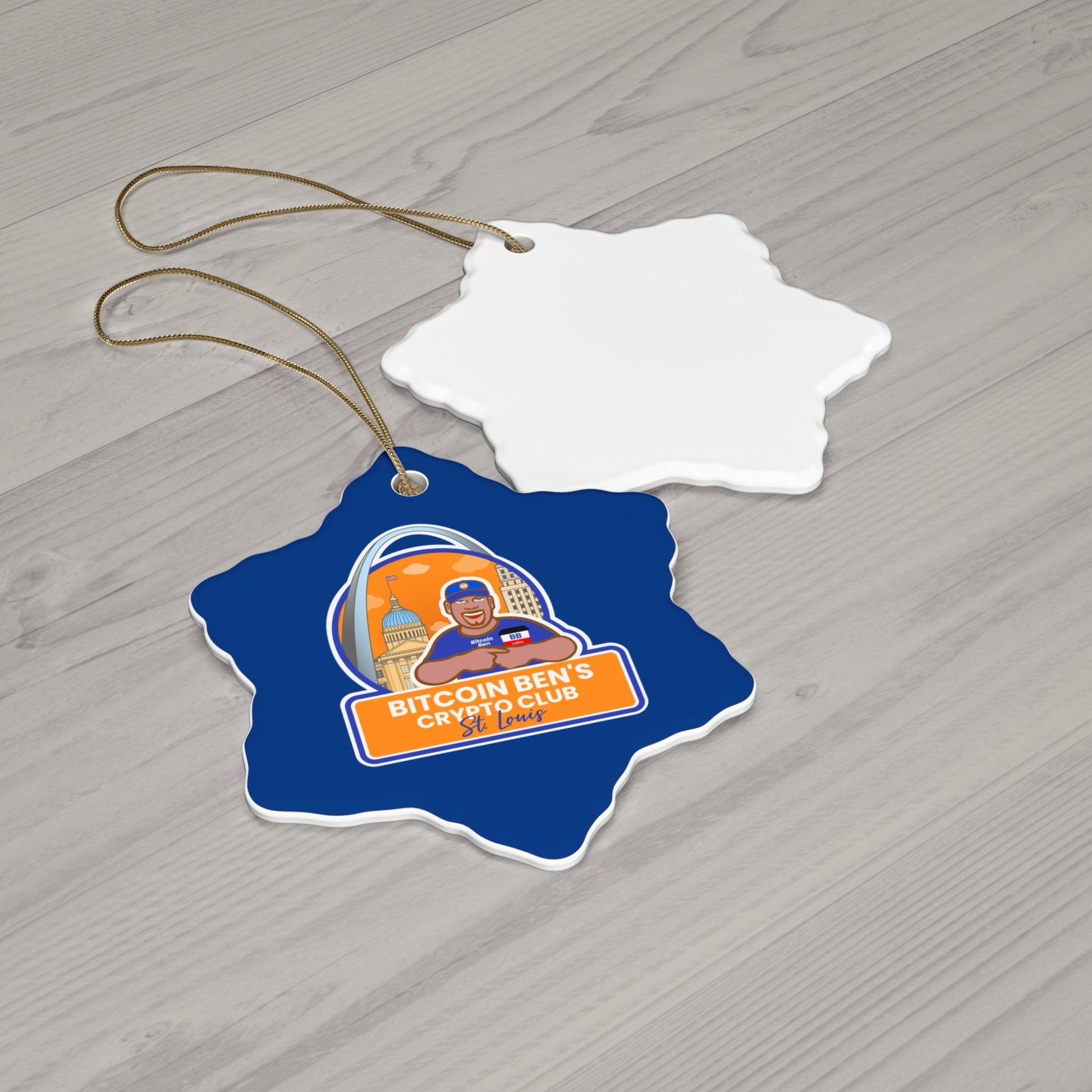 BBC St Louis Ceramic Ornament, 4 Shapes (1 Ornament) - Miniaday Designs, LLC.