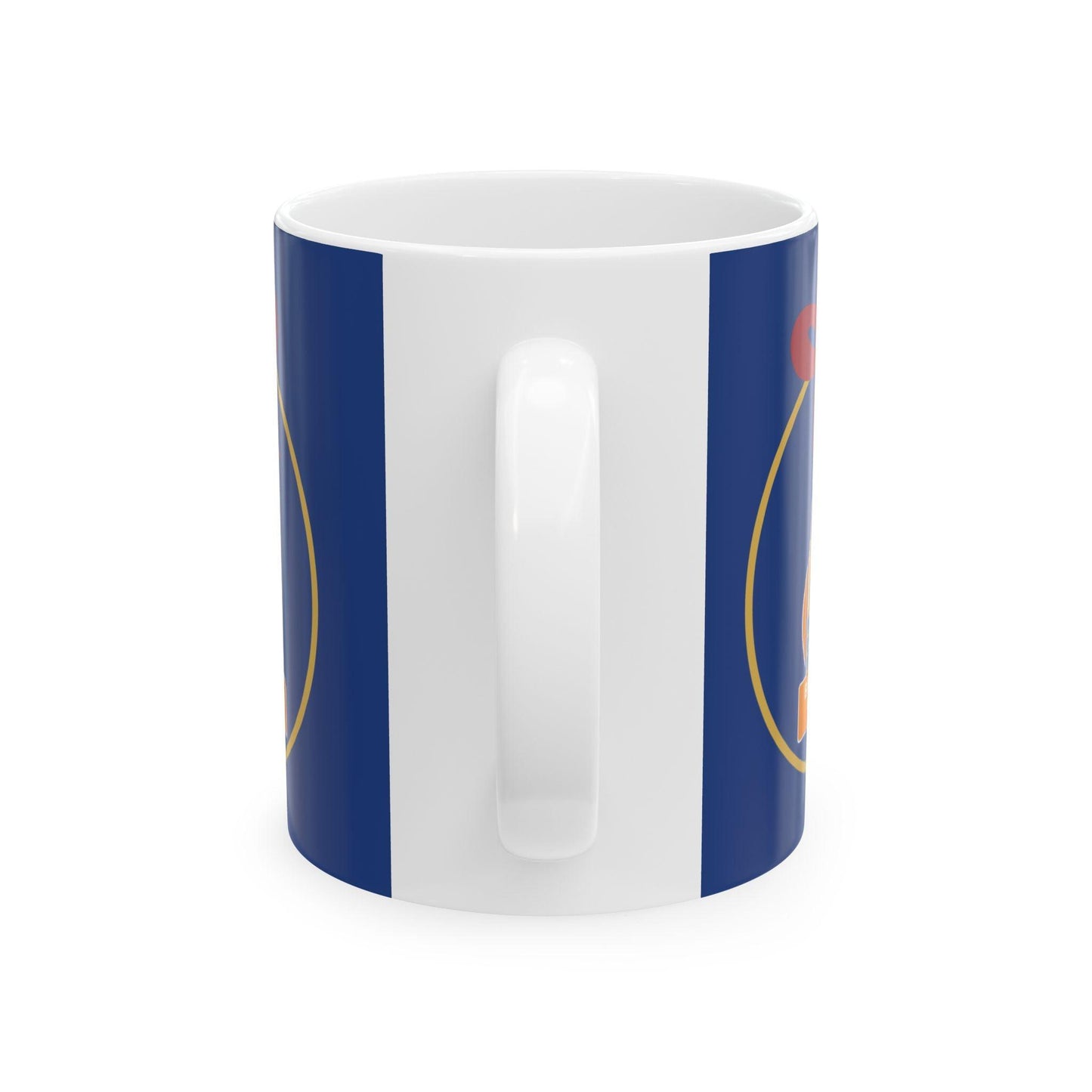 BBCC Nashville Christmas Ceramic Mug, (11oz, 15oz) - Miniaday Designs, LLC.