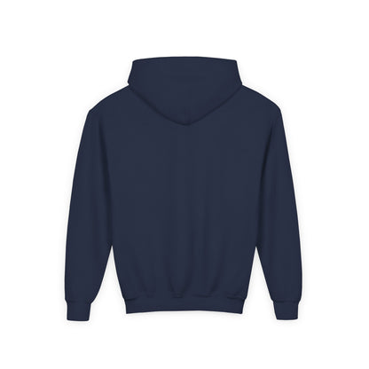 Patriotic Baseball and Bat Youth Heavy Blend Hooded Sweatshirt