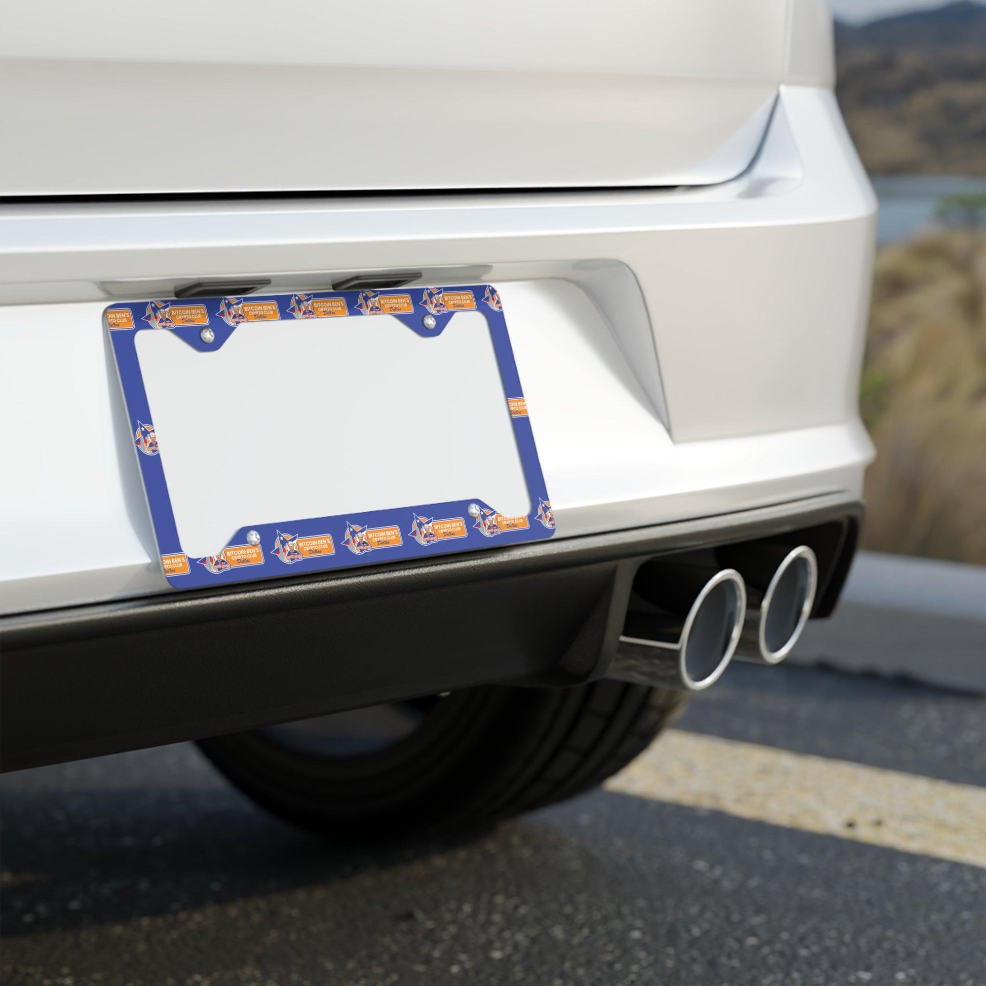 BBCC Texas Metal License Plate Frame - Miniaday Designs, LLC.