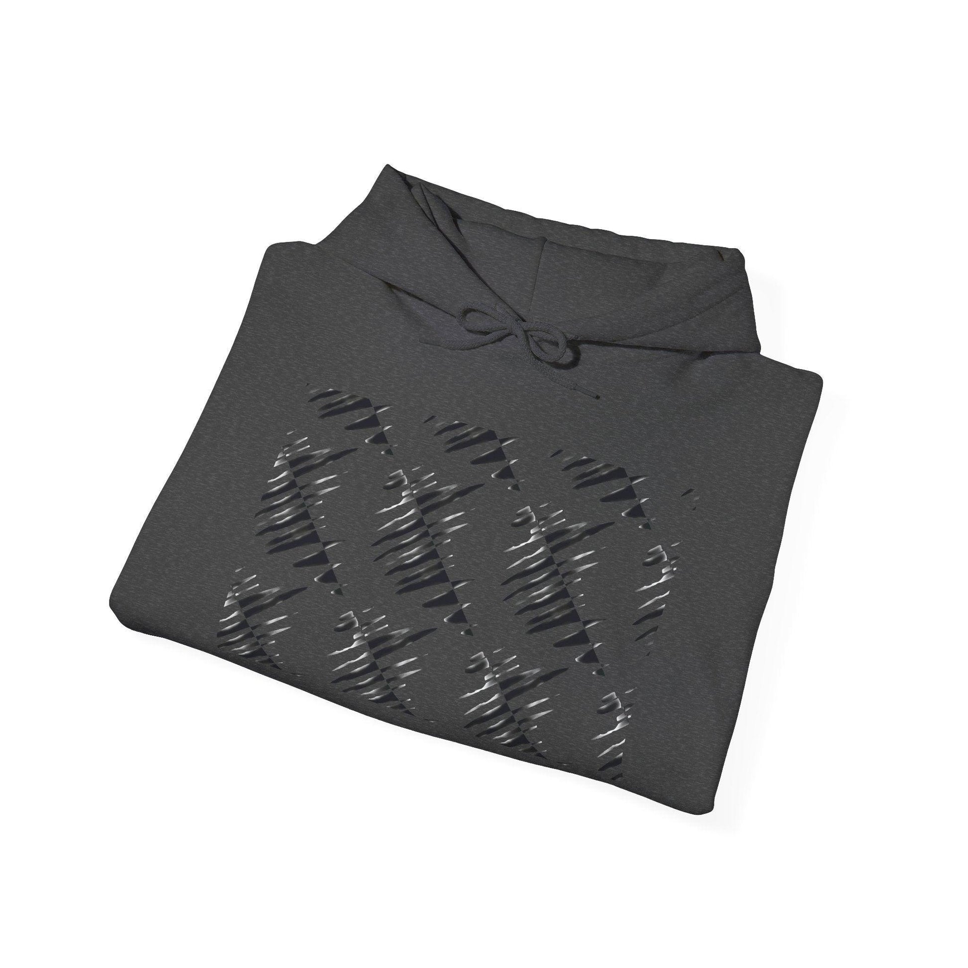 Ryan's Black and Grey Unisex Heavy Blend™ Hooded Sweatshirt - Miniaday Designs, LLC.