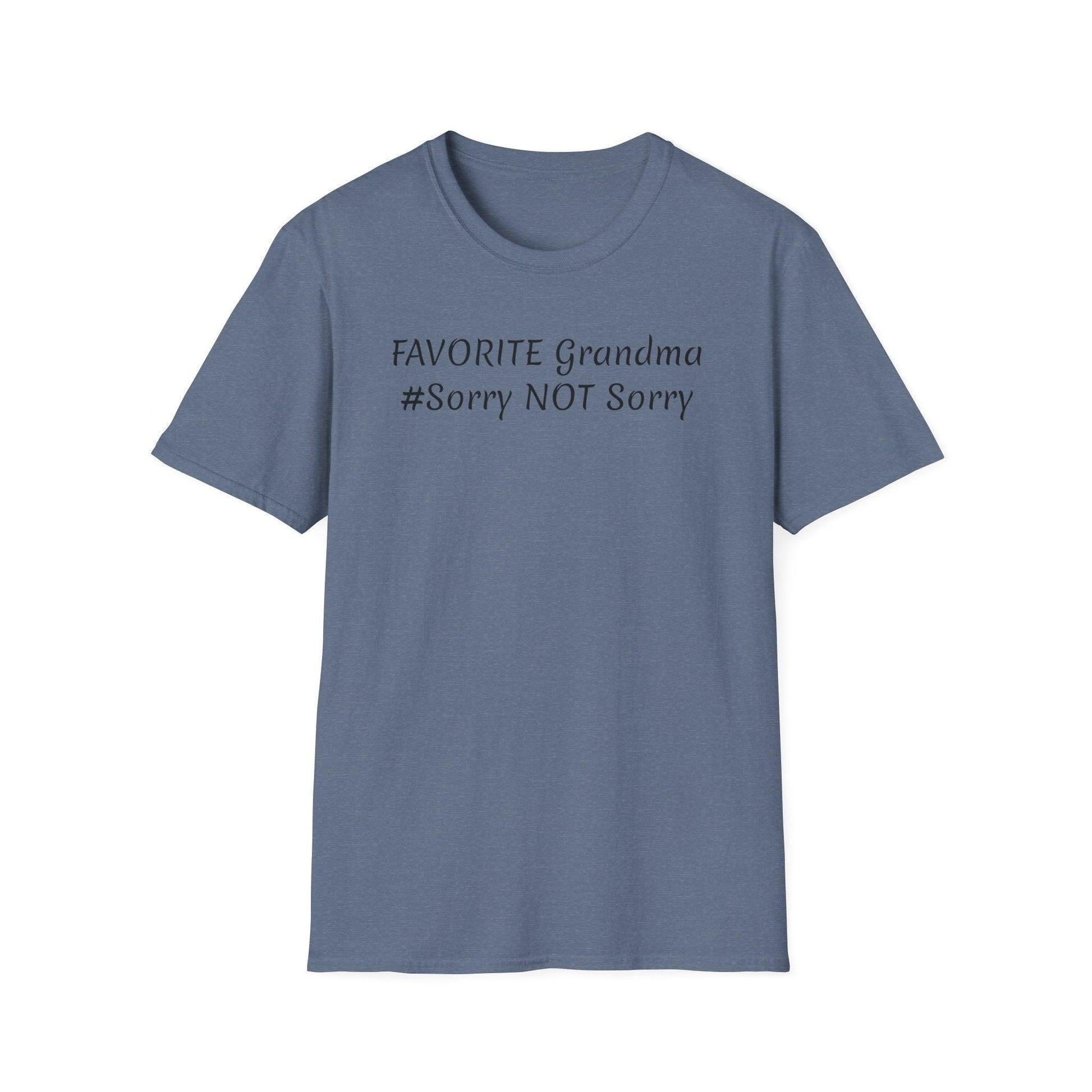 FAVORITE GRANDMA Unisex Softstyle T-Shirt - Miniaday Designs, LLC.