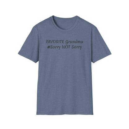 FAVORITE GRANDMA Unisex Softstyle T-Shirt - Miniaday Designs, LLC.