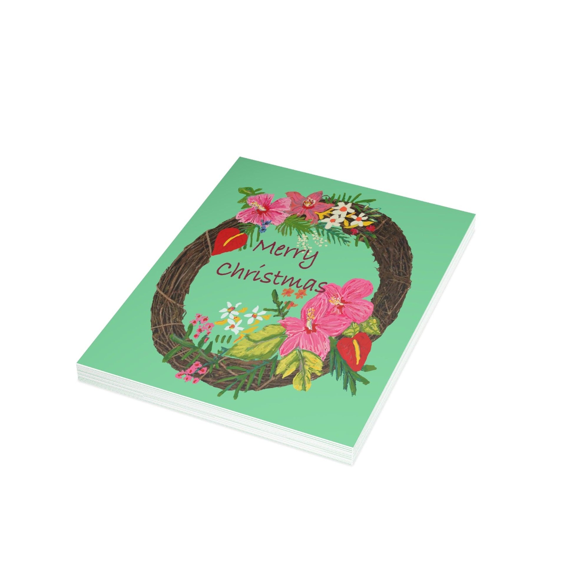 Miniaday Designs Tropical Christmas Postcard Bundles (envelopes included) - Miniaday Designs, LLC.