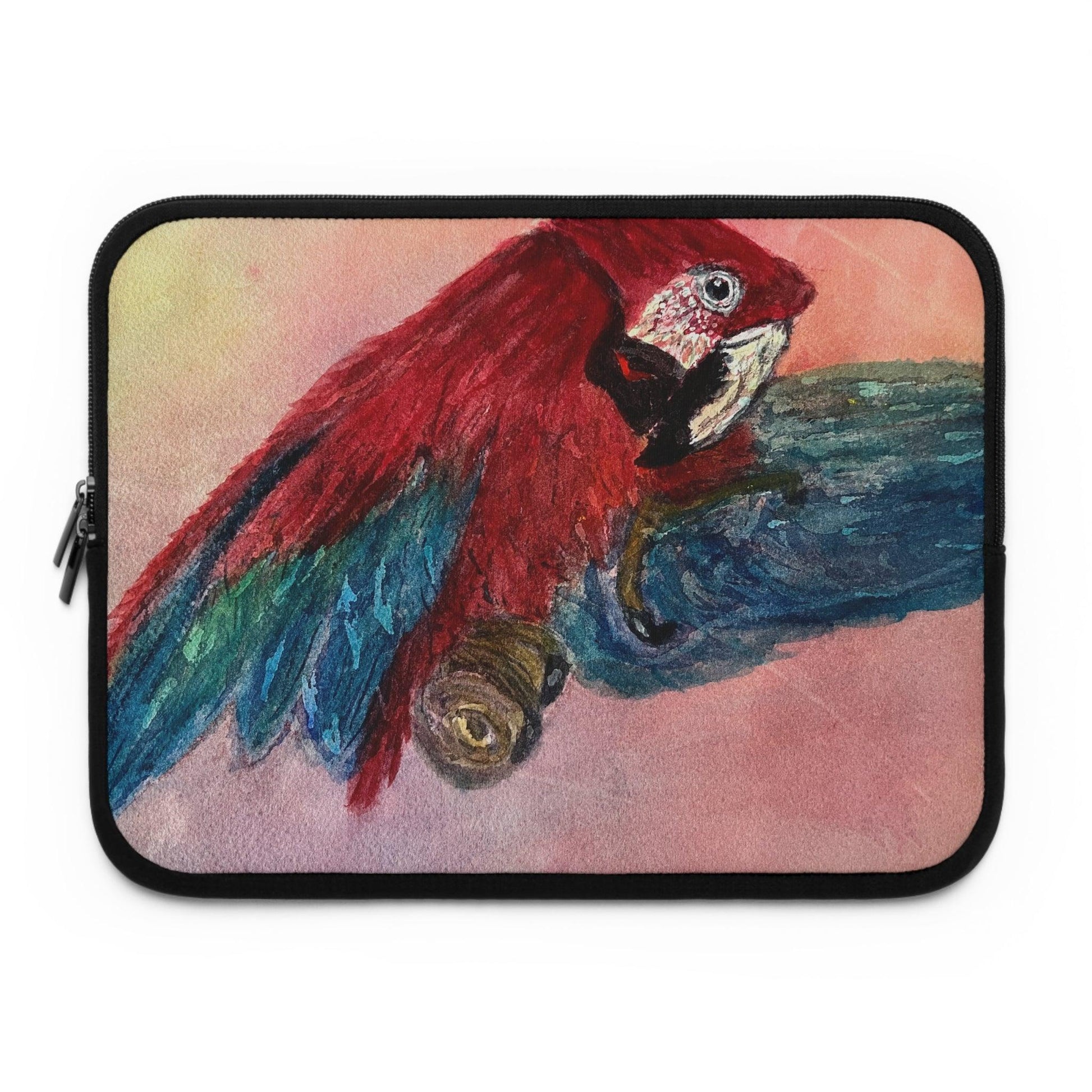 Miniaday Designs Parrot Laptop Sleeve Unisex Multicolor - Miniaday Designs, LLC.
