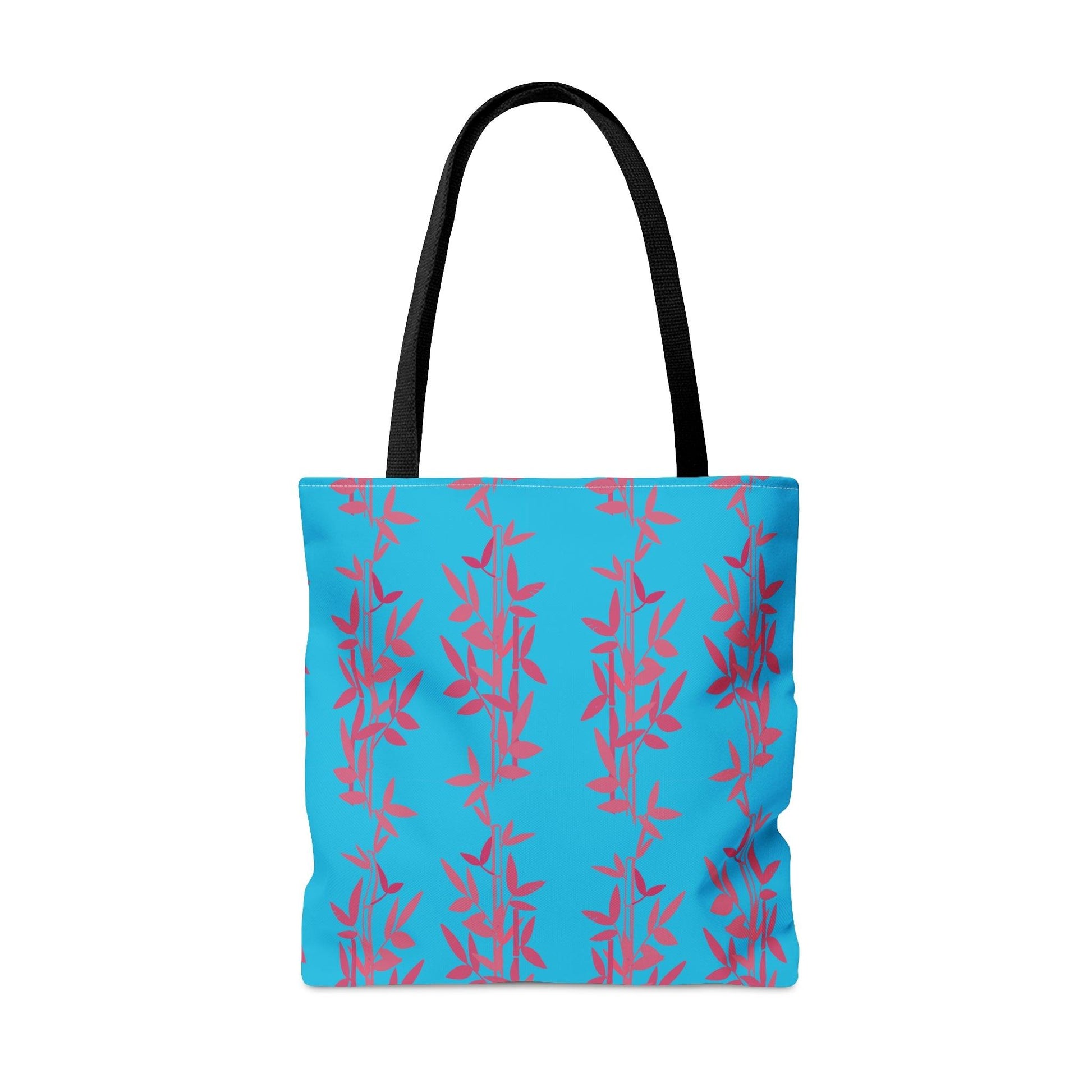 Miniaday Designs Teal Bamboo Tote Bag - Miniaday Designs, LLC.