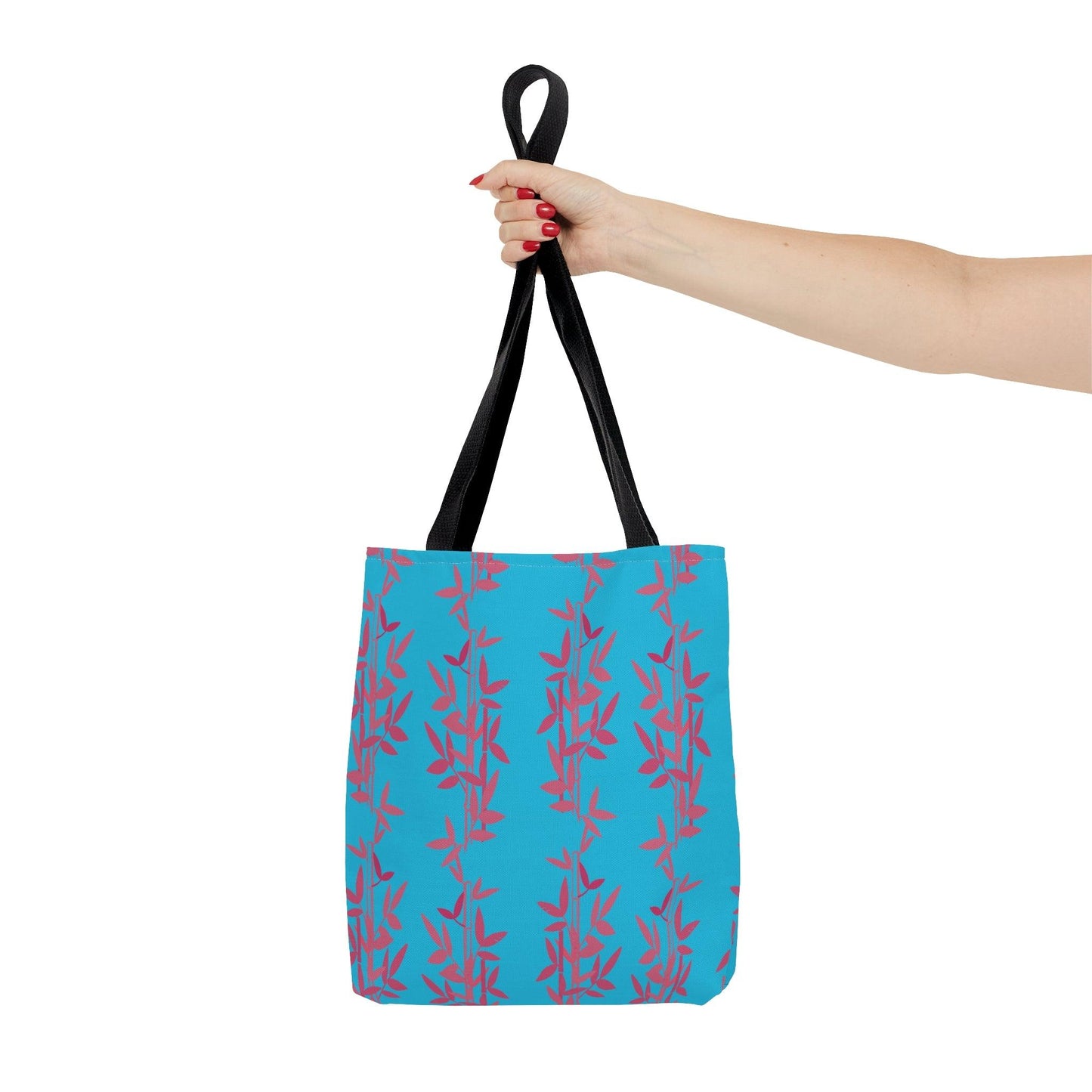Miniaday Designs Teal Bamboo Tote Bag - Miniaday Designs, LLC.