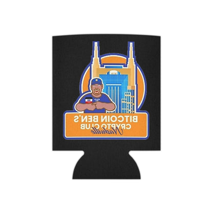 Bitcoin Ben Nashville Club Can Cooler - Miniaday Designs, LLC.