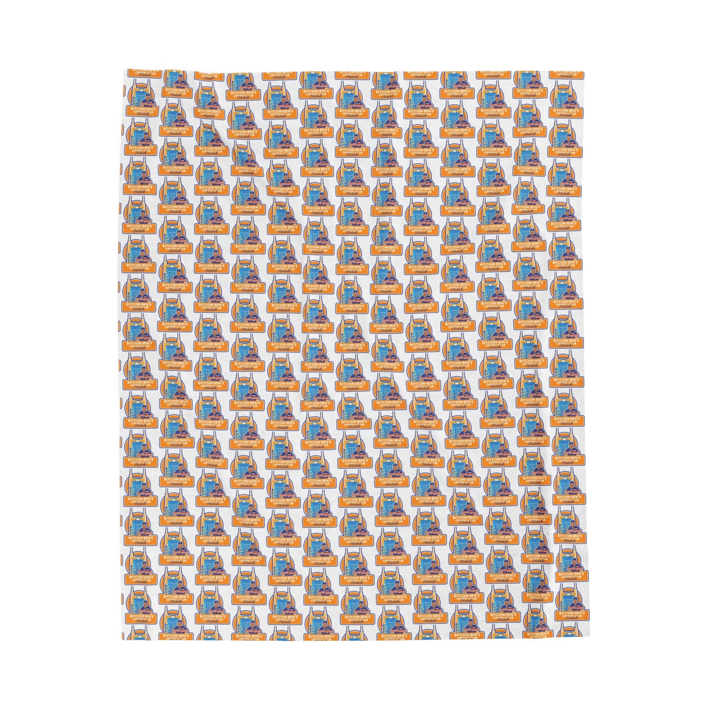 Bitcoin Ben Nashville Club Velveteen Plush Blanket