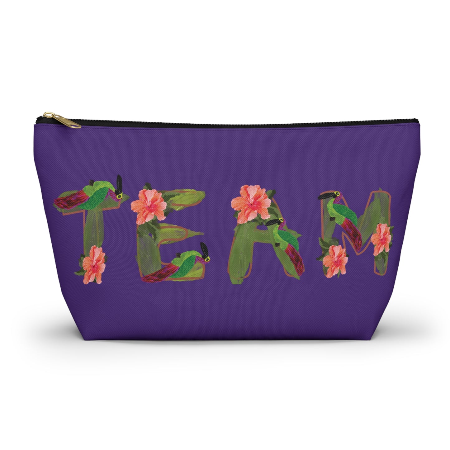 Team Toucan Designer Accessory Pouch w T-bottom