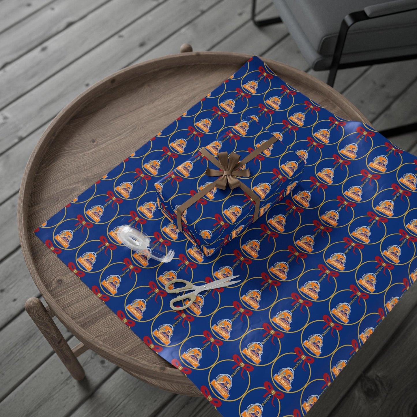 BBCC St. Louis Christmas Wrapping Papers - Miniaday Designs, LLC.