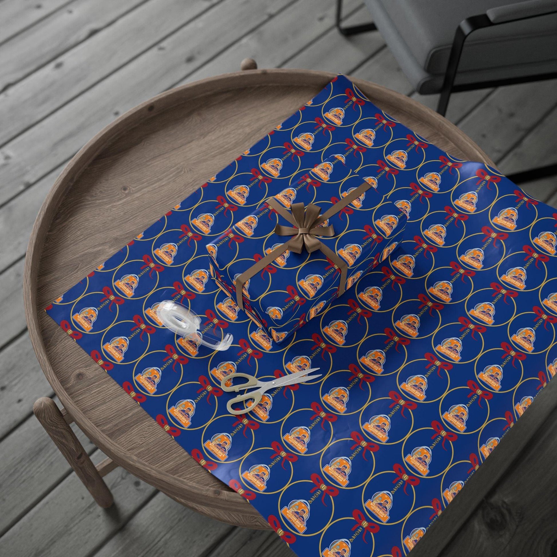 BBCC St. Louis Christmas Wrapping Papers - Miniaday Designs, LLC.