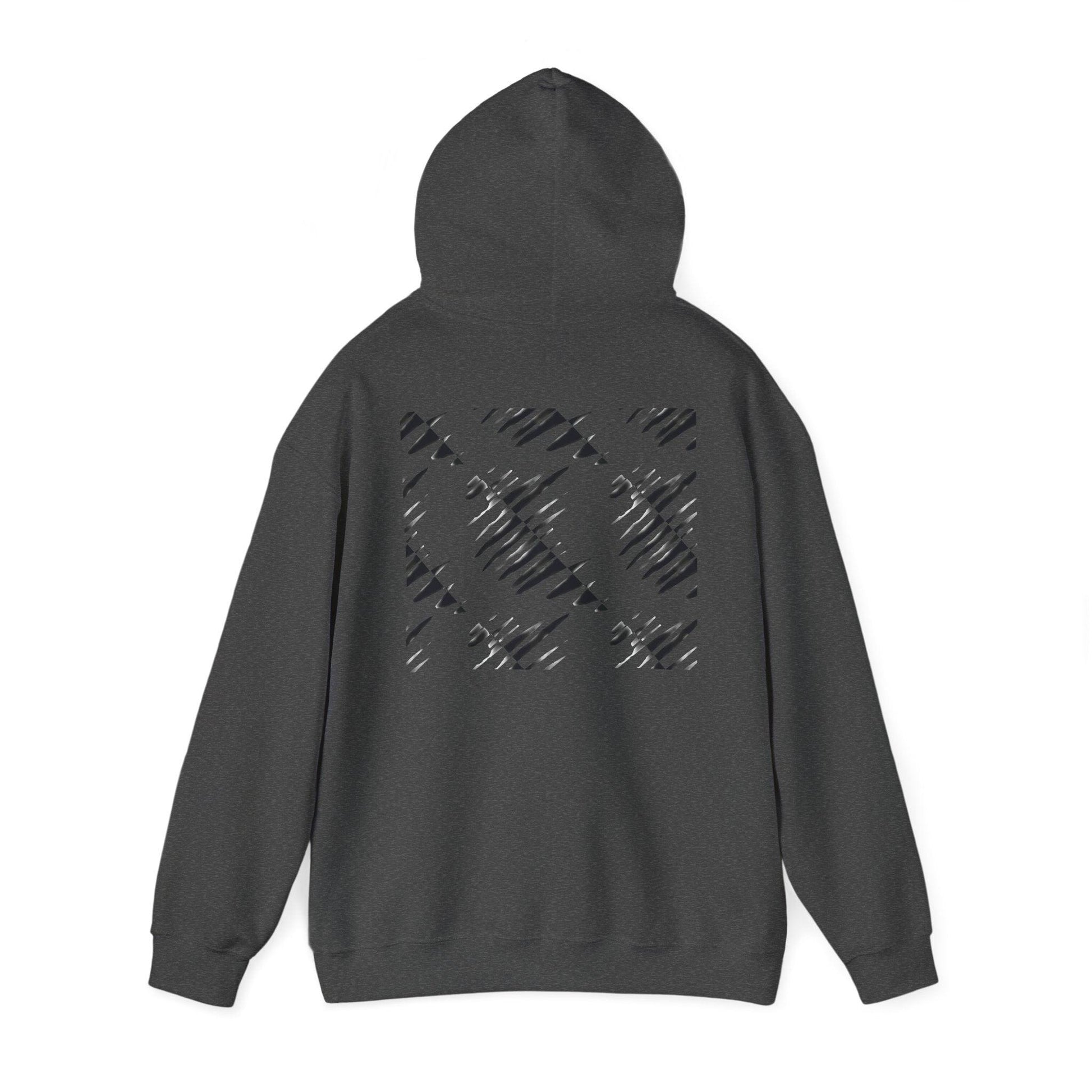 Ryan's Black and Grey Unisex Heavy Blend™ Hooded Sweatshirt - Miniaday Designs, LLC.