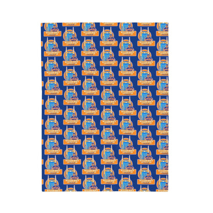 Bitcoin Ben Nashville Collection Velveteen Plush Blanket - Miniaday Designs, LLC.