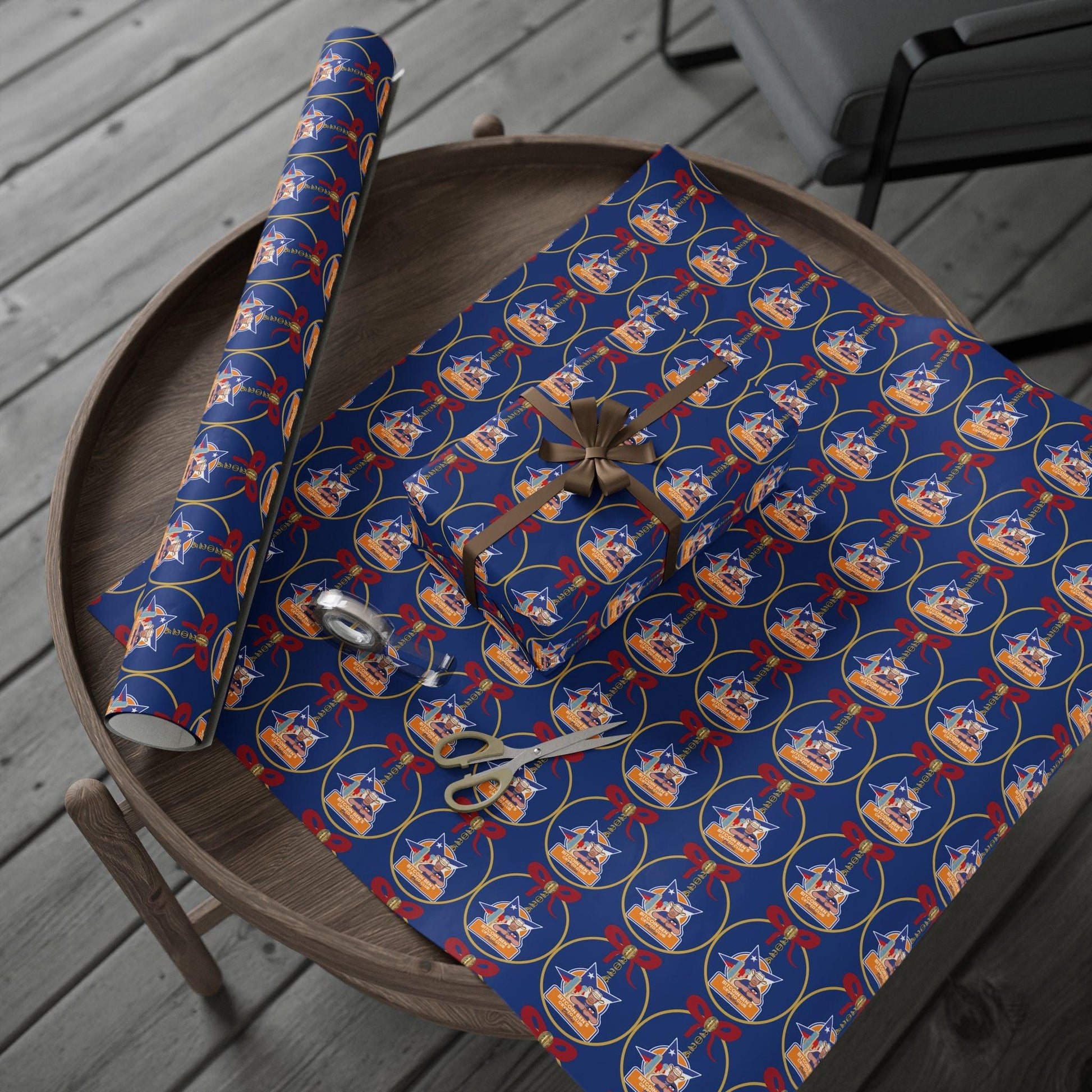 BBCC Dallas Christmas Wrapping Papers - Miniaday Designs, LLC.