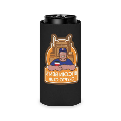 Bitcoin Ben Crypto Club Can Cooler - Miniaday Designs, LLC.