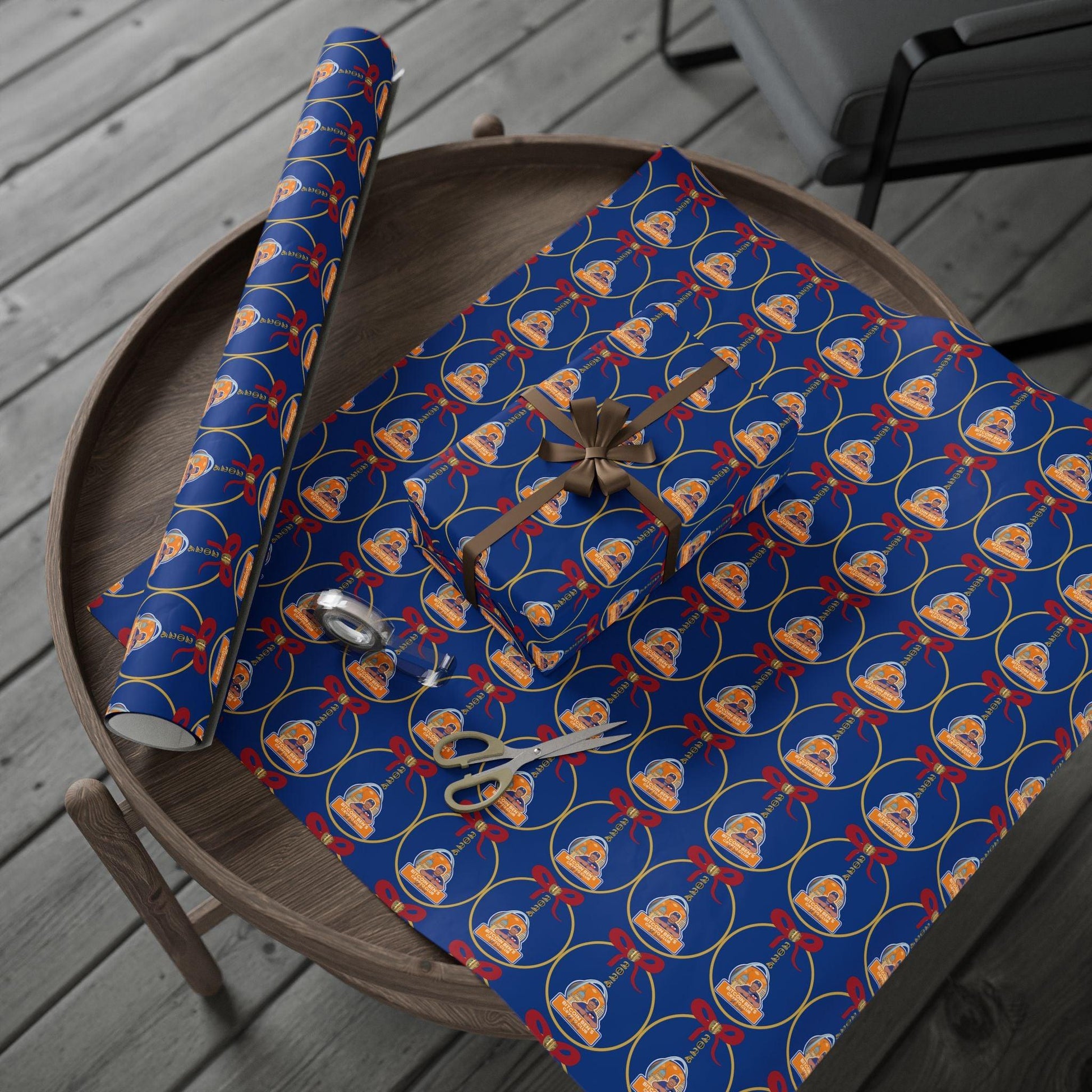 BBCC St. Louis Christmas Wrapping Papers - Miniaday Designs, LLC.