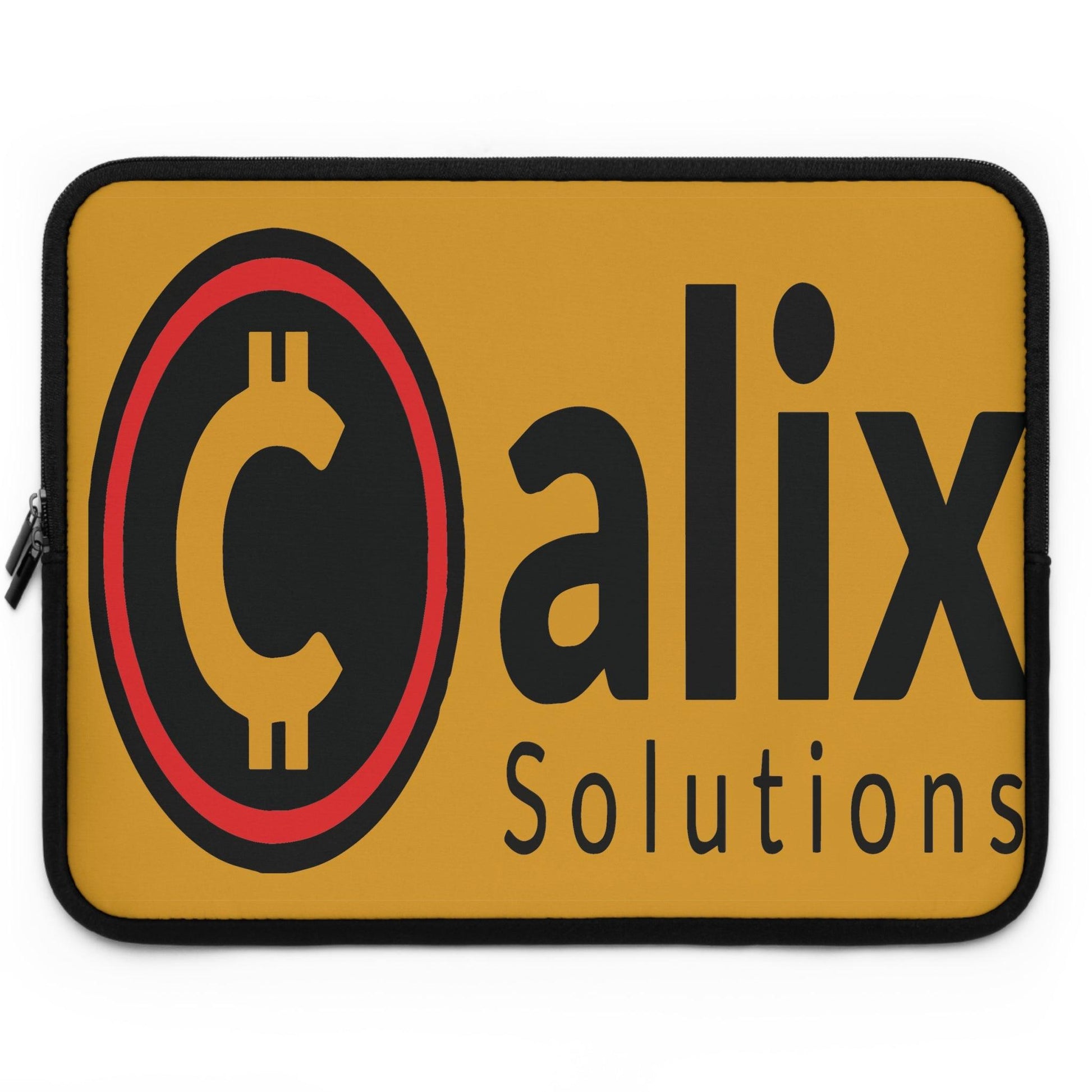Miniaday Designs Calix Solutions Gold Laptop Sleeve - Miniaday Designs, LLC.