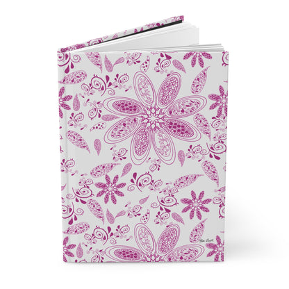 Magenta Paisley Hardcover Journal Matte