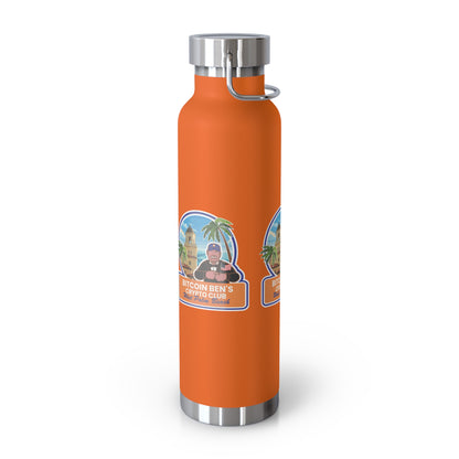 BBCC West Palm Beach Club Copper Vacuum Insulated Bottle, 22oz