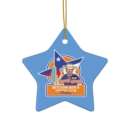 BBCC Dallas Ceramic Ornament (1 Ornament) - Miniaday Designs, LLC.