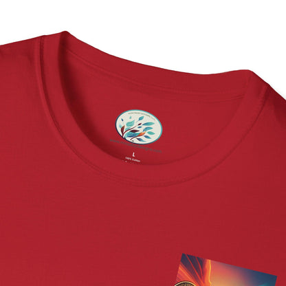 Ride the Wave Bitcoin Unisex Softstyle T-Shirt - Miniaday Designs, LLC.