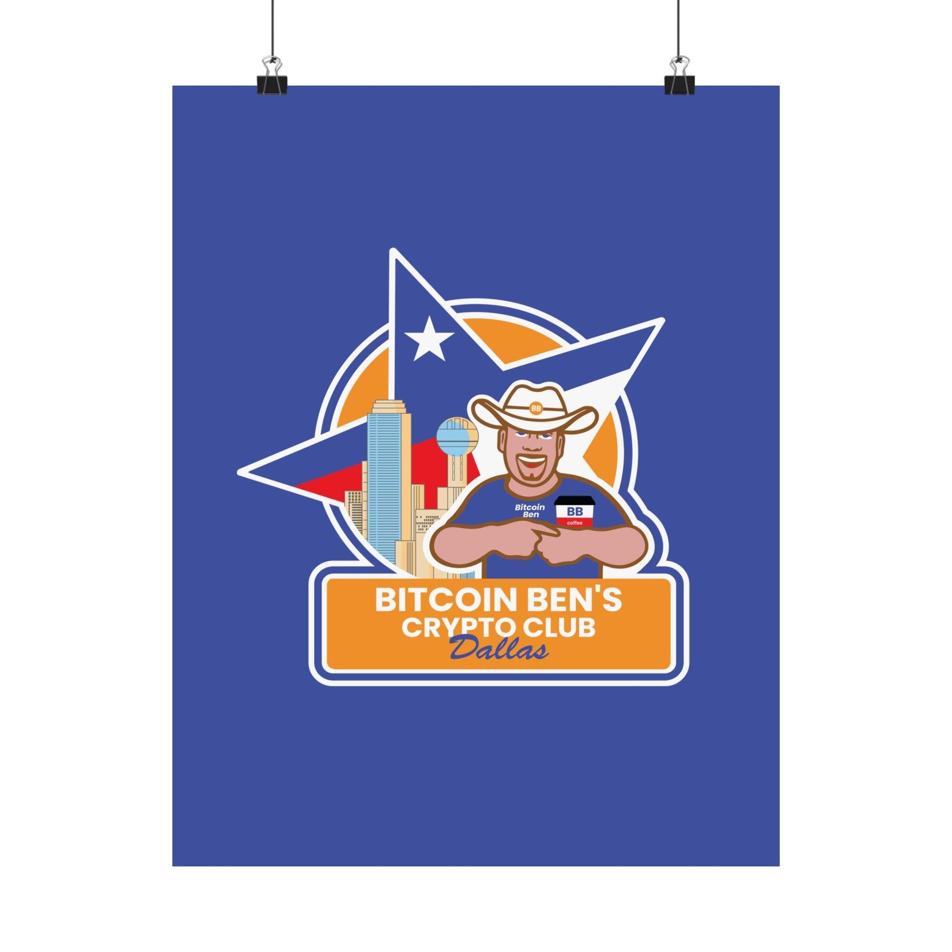 BBCC Dallas Matte Vertical Posters - Miniaday Designs, LLC.