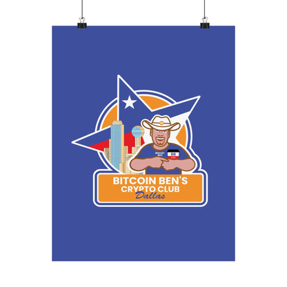 BBCC Dallas Matte Vertical Posters - Miniaday Designs, LLC.