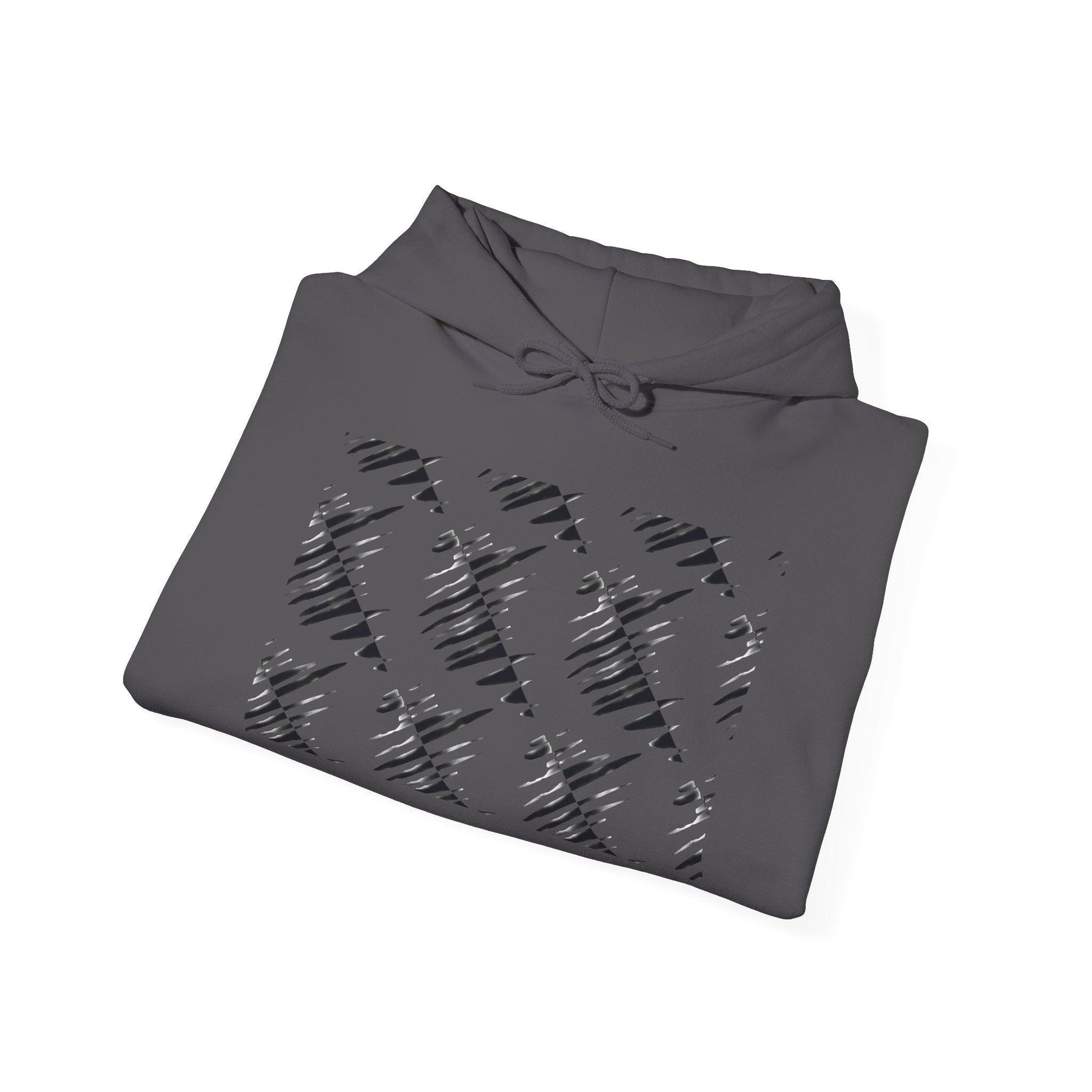 Ryan's Black and Grey Unisex Heavy Blend™ Hooded Sweatshirt - Miniaday Designs, LLC.