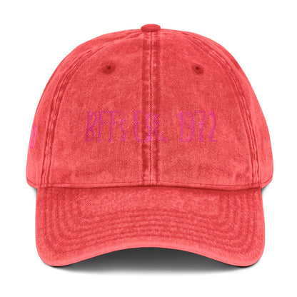 BFF 4.5" x 1.6" Length and Height Haystack 2025 Vintage Cap (Embroidery)