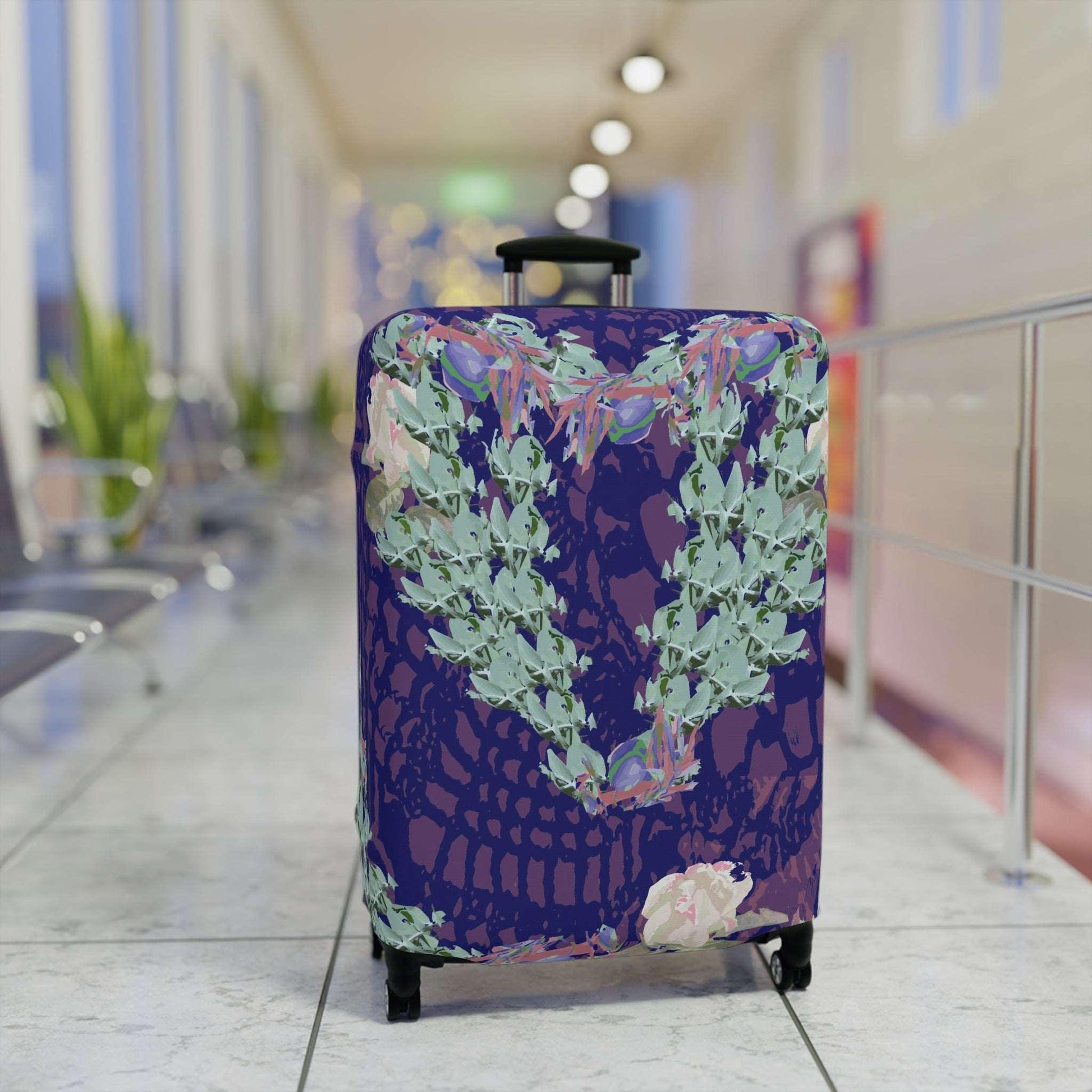 Italian Wedding Wishes Collection by Miniaday Designs, LLC. Luggage Cover - Miniaday Designs, LLC.