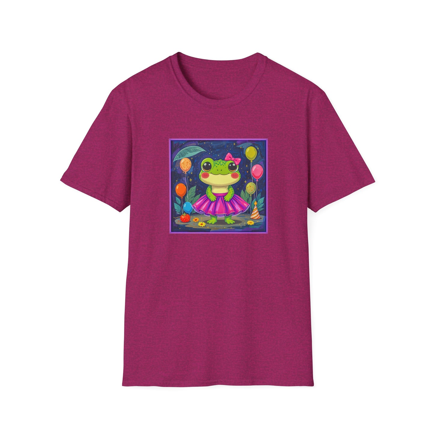 Happy Birthday Froggy Unisex Softstyle T-Shirt
