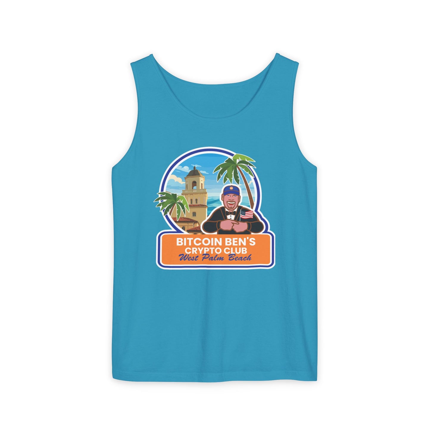 BBCC West Palm Beach Club Unisex Garment-Dyed Tank Top
