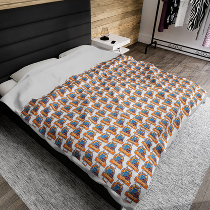 Bitcoin Ben Nashville Club Velveteen Plush Blanket
