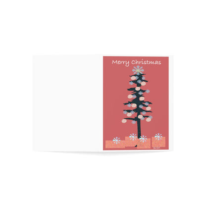 Merry Christmas with Packages Greeting Cards (1, 10, 30, and 50pcs) - Miniaday Designs, LLC.