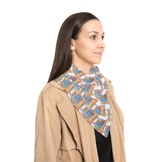 Miniaday Designs Bitcoin Ben Nashville Club Poly Scarf 2 Types - Miniaday Designs, LLC.