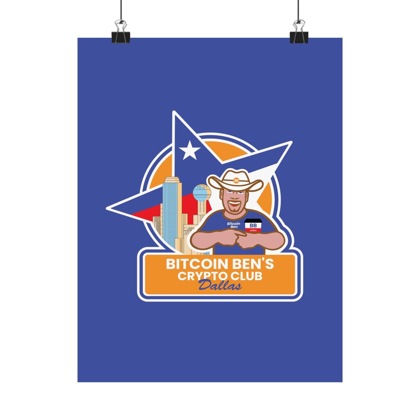 BBCC Dallas Matte Vertical Posters - Miniaday Designs, LLC.