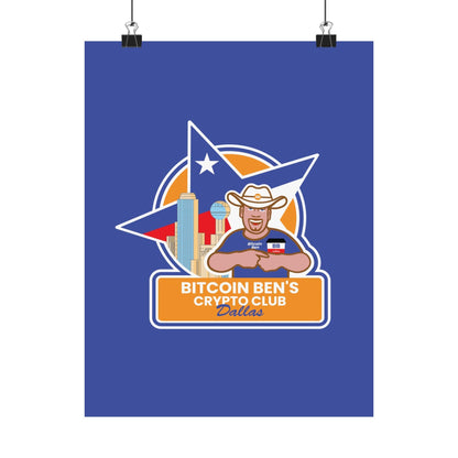BBCC Dallas Matte Vertical Posters - Miniaday Designs, LLC.